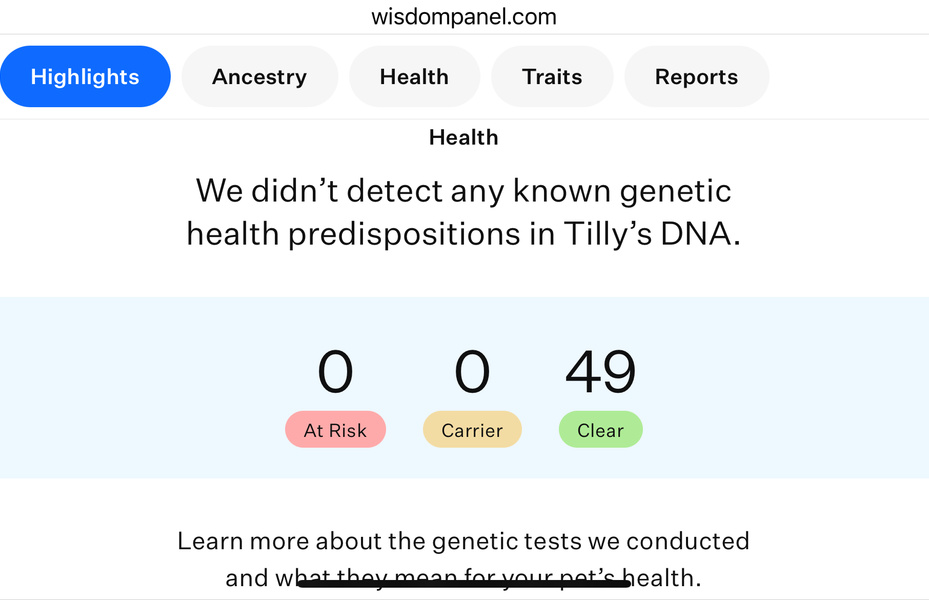 Why should a breeder health test?