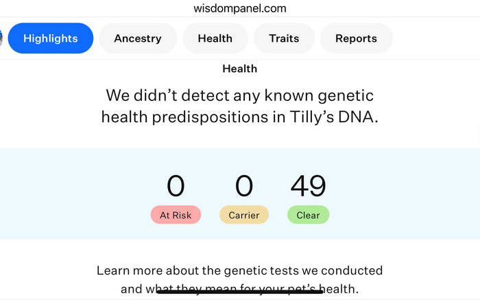 Why should a breeder health test?